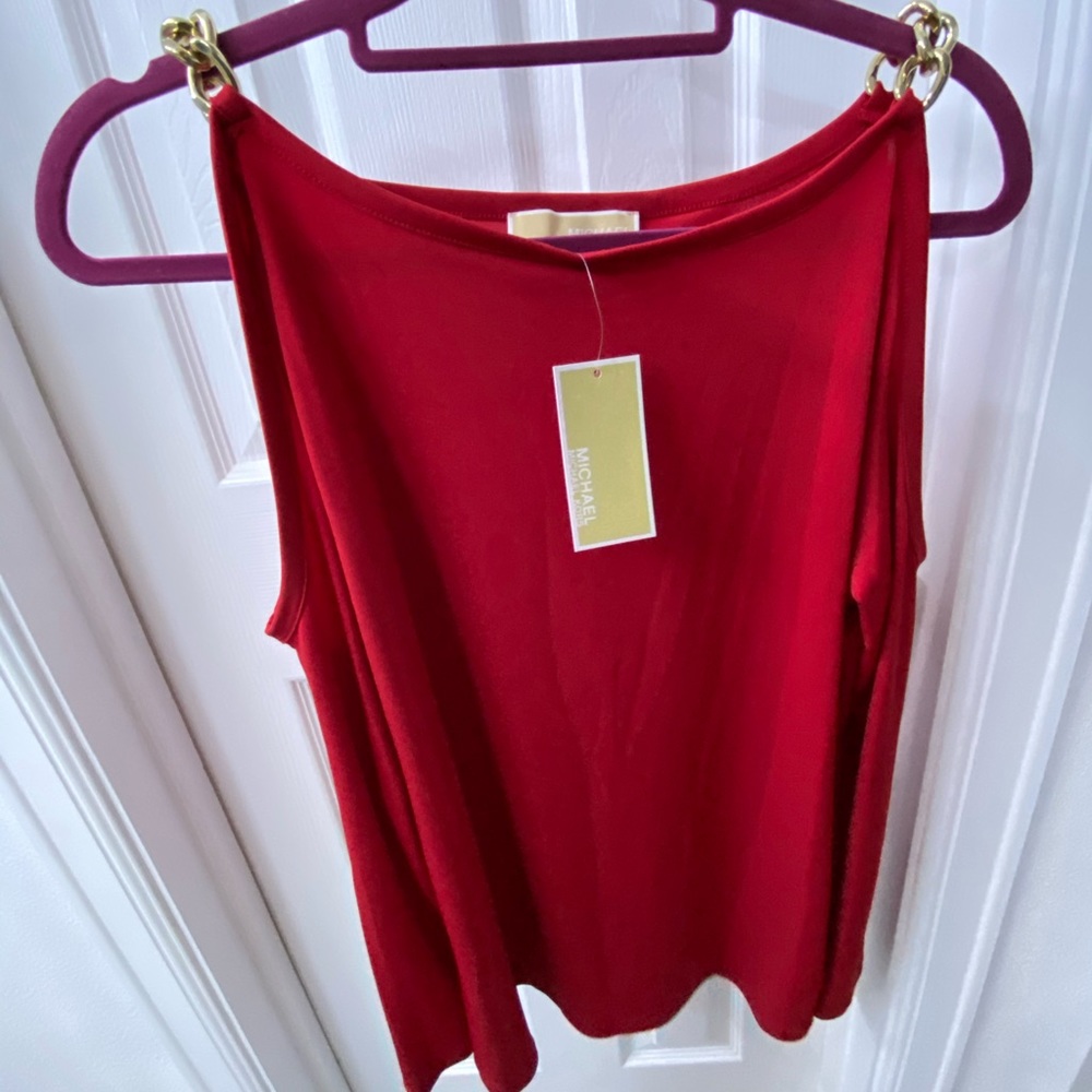 Michael Kors red shirt